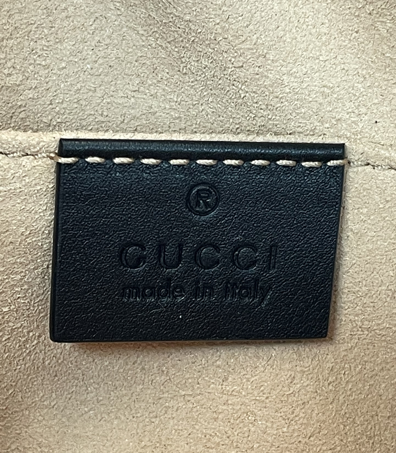 Gucci Black GG Marmont Belt Bag