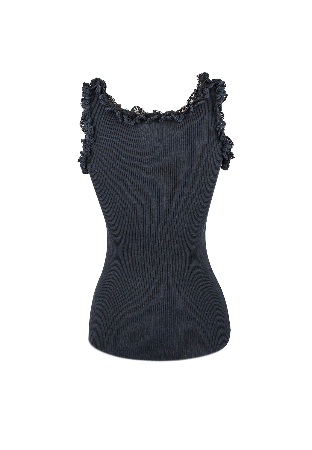 Chanel Black Lace Top