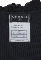 Chanel Black Lace Top