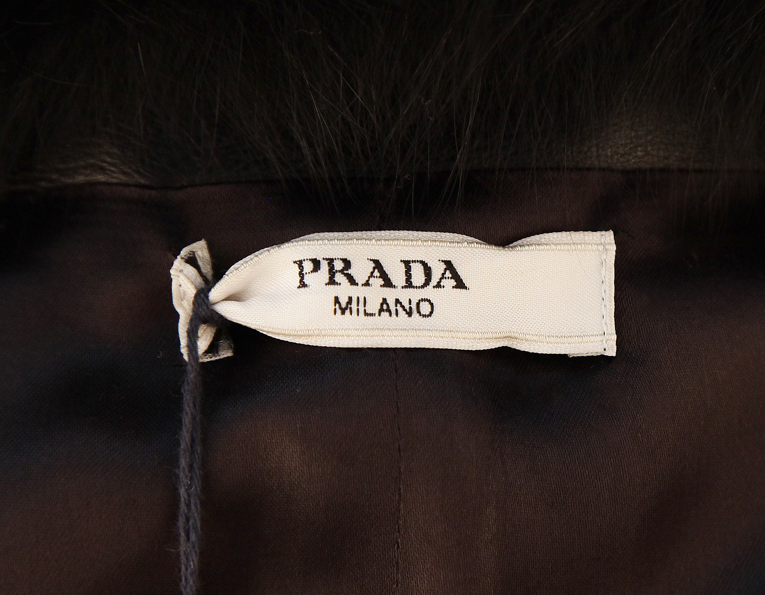Prada Fur Collar Coat