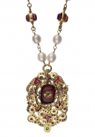 Chanel Gripoix Crystal Necklace With a Massive Pendant