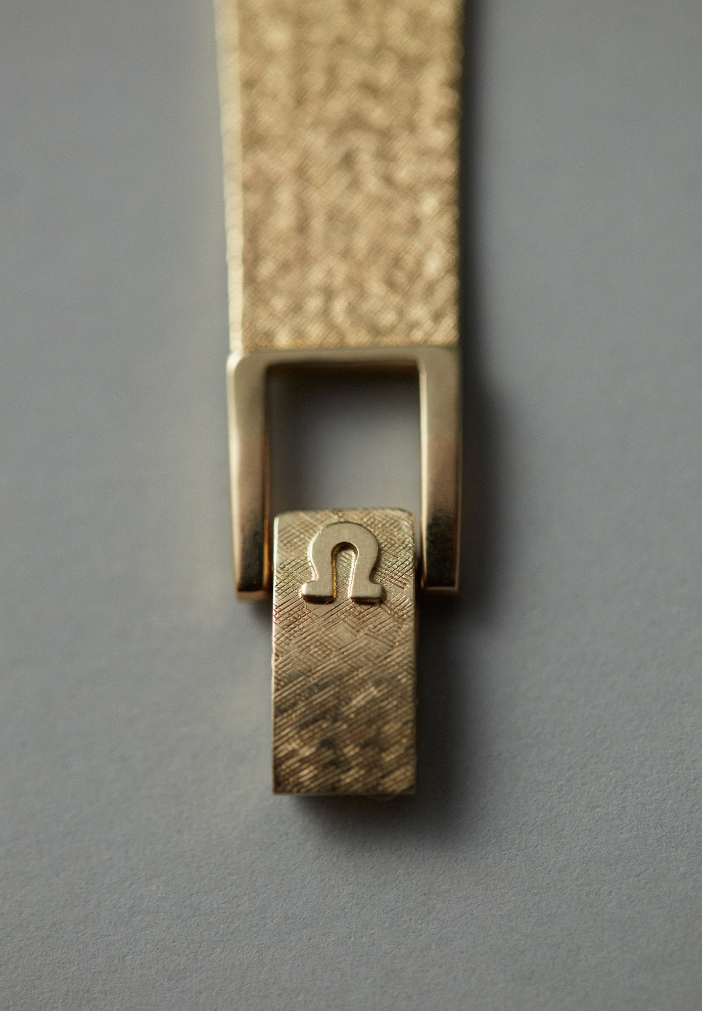 Omega Classic Gold Watch With Diamonds