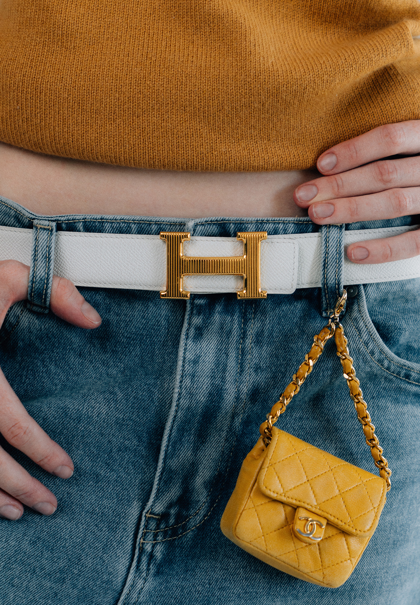 Hermès Double Side Epsom Leather Belt