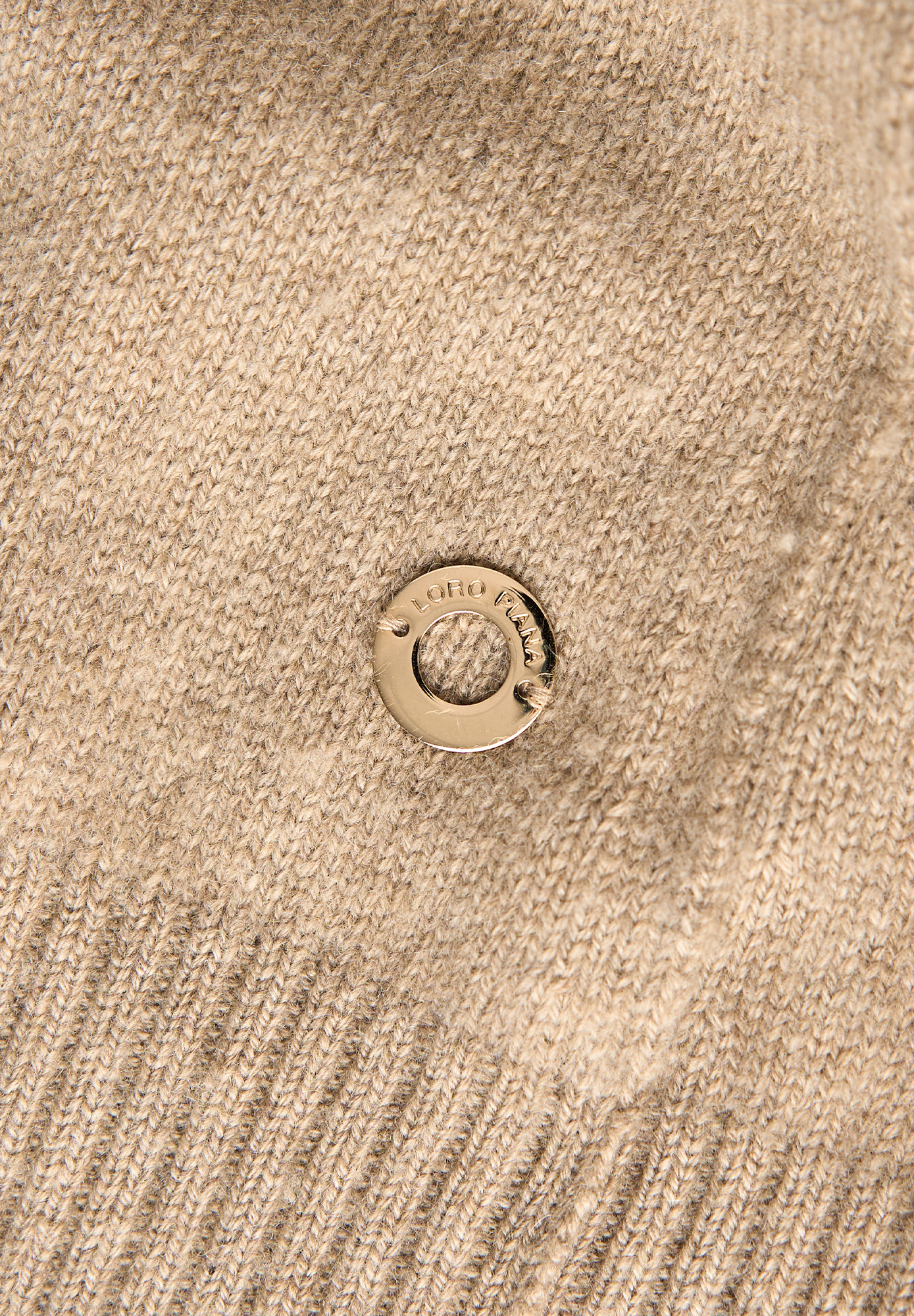 Loro Piana Beige Cashmere Cardigan