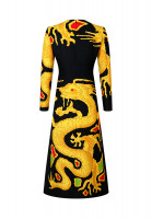 Valentino Black Dress With Print