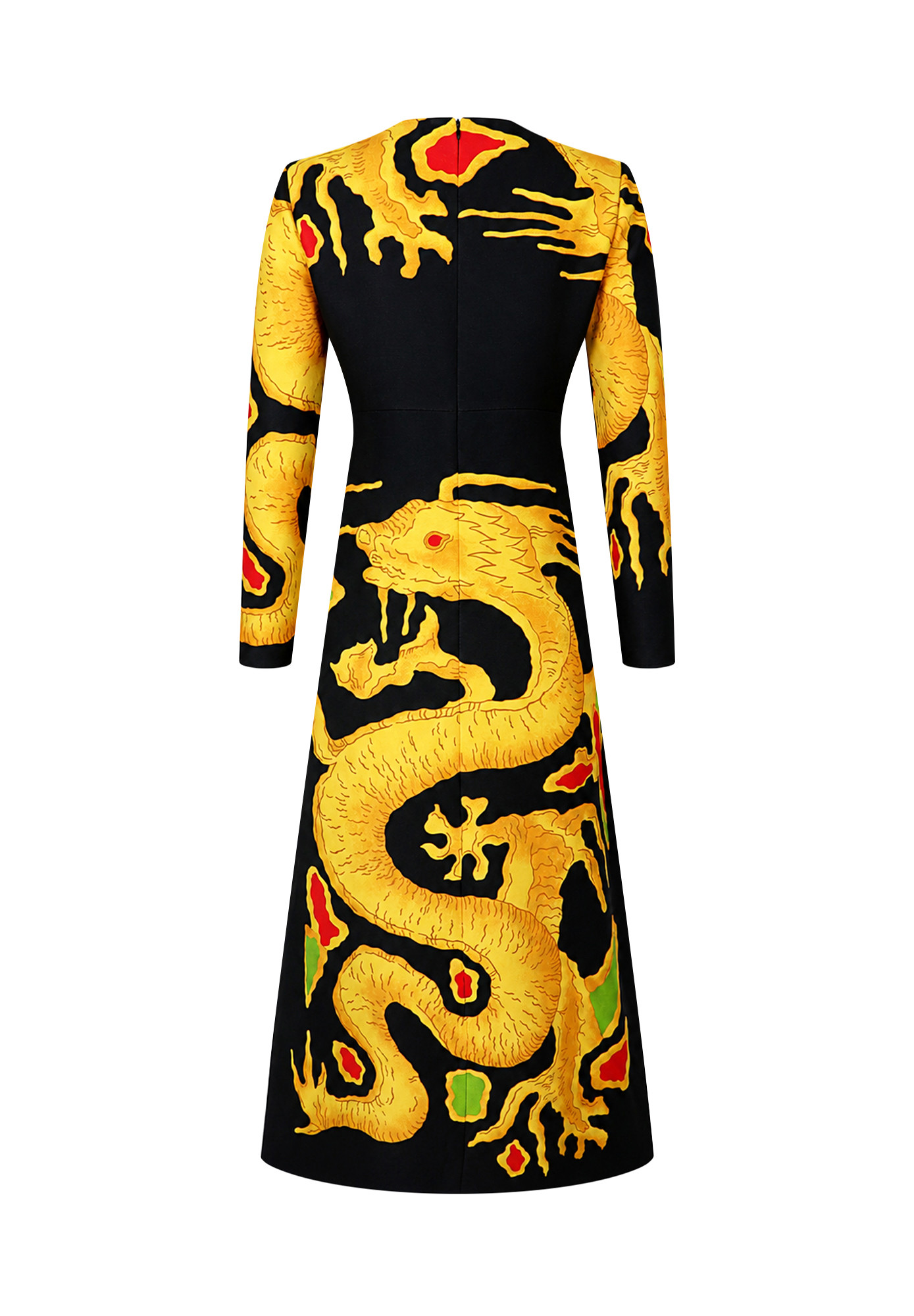 Valentino Black Dress With Print