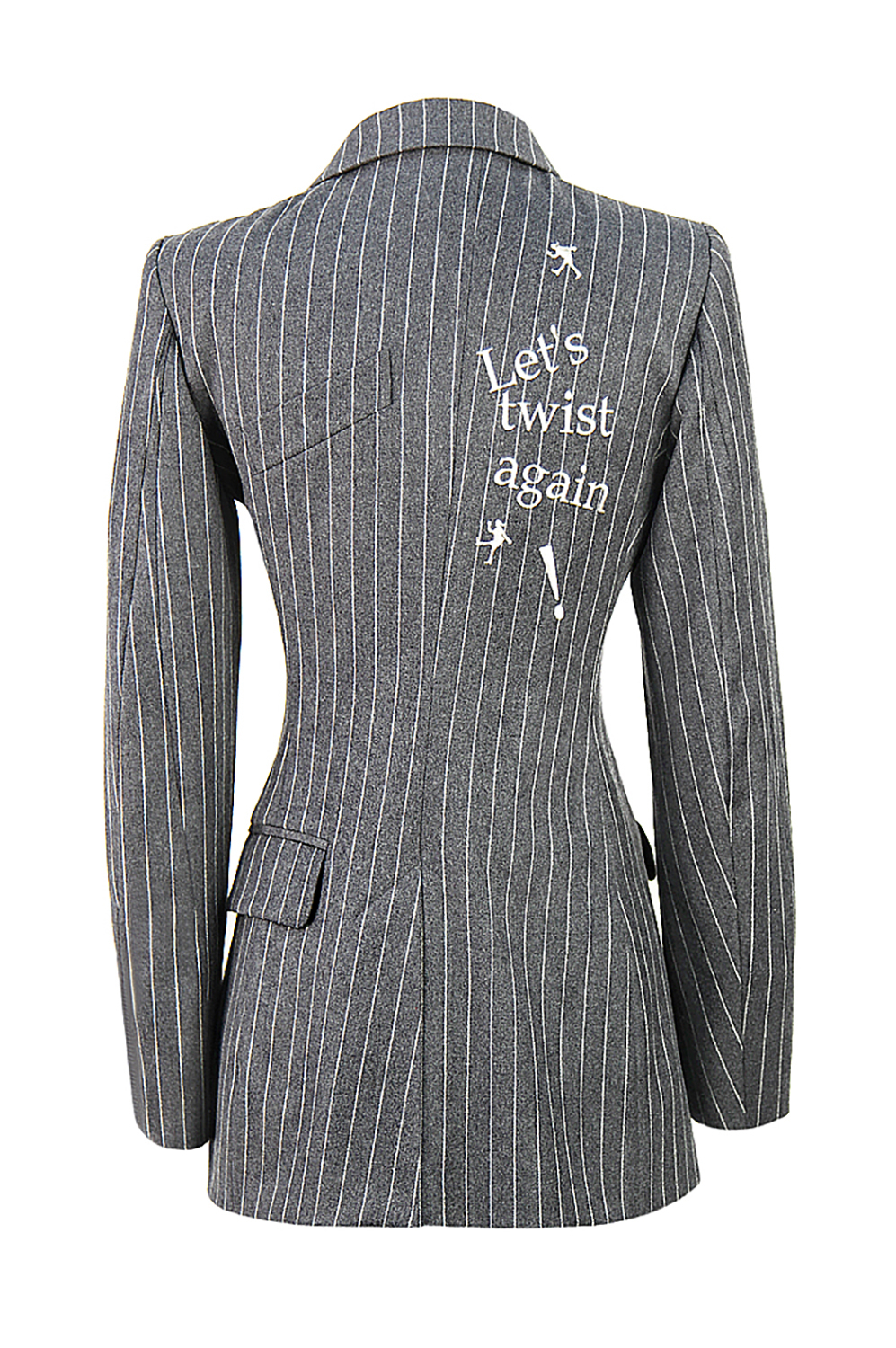 Moschino Grey Stripe Jacket