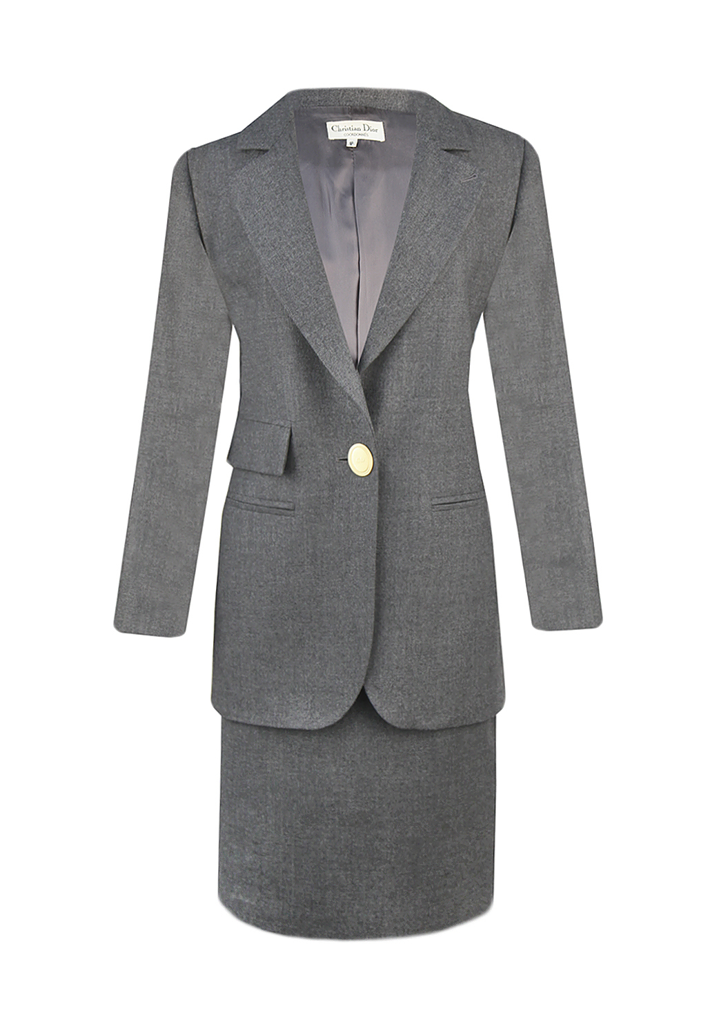 Christian Dior Gray Suit