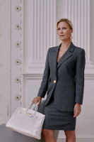 Christian Dior Gray Suit