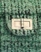 Chanel Green Tweed Bag