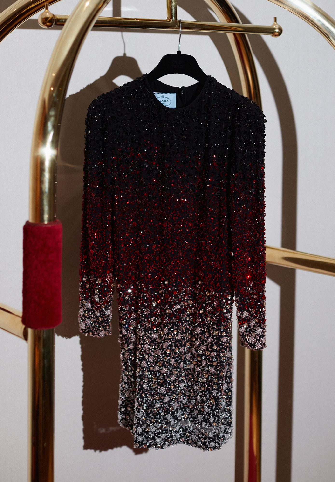 Prada Colorful Sequined Dress