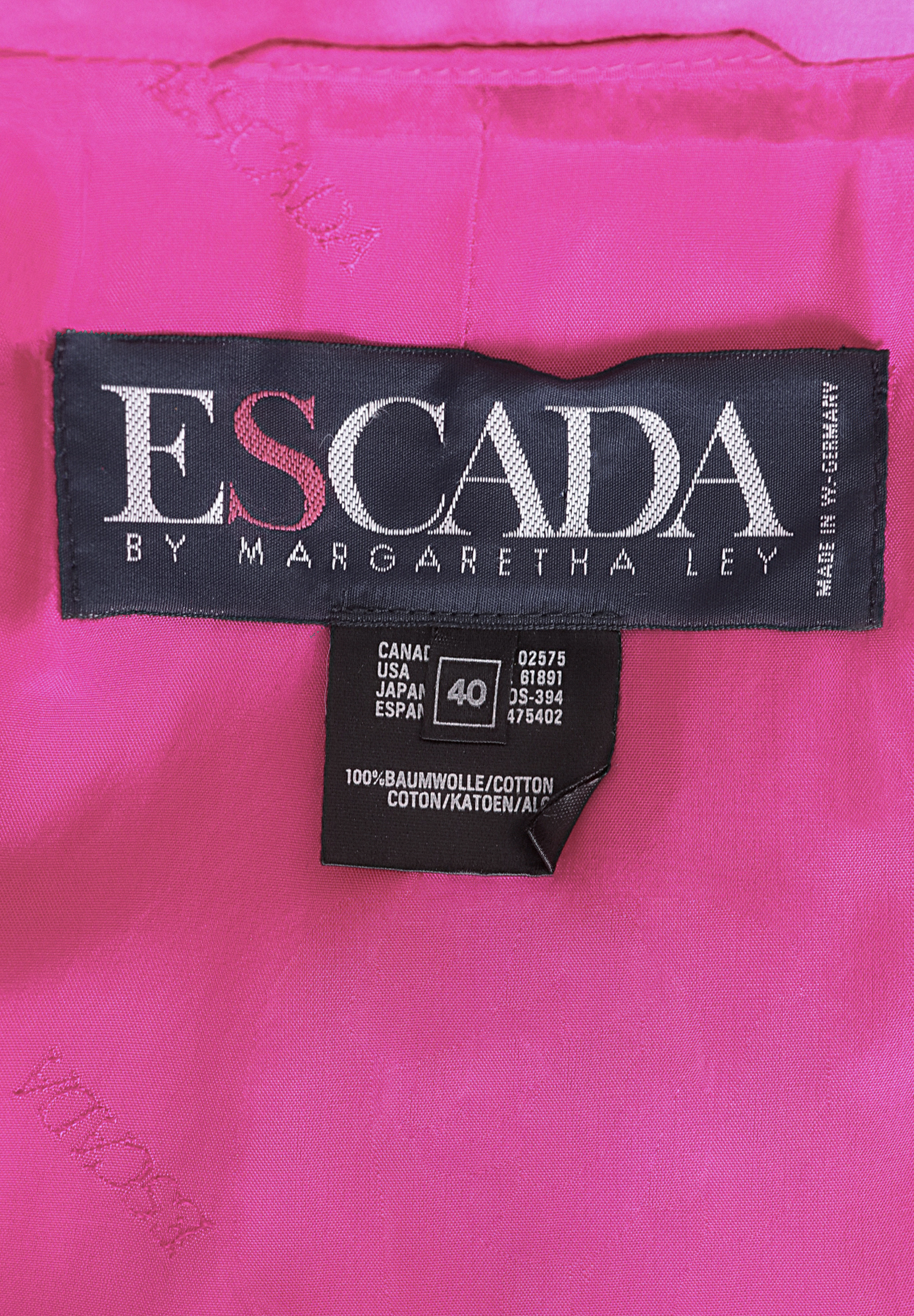 Escada Double Breasted Jacket