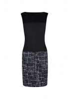 Chanel Black And White Dress