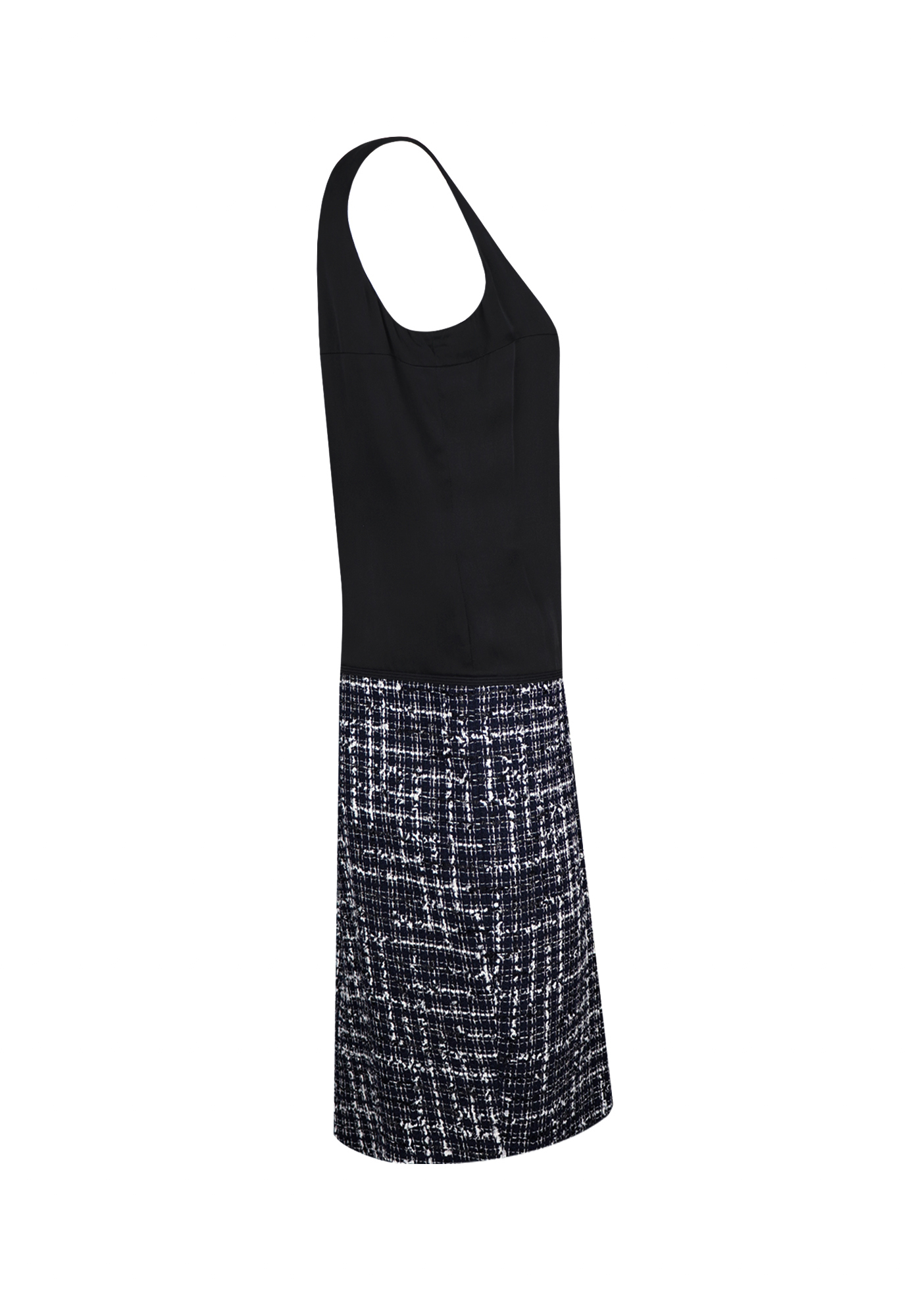 Chanel Black And White Dress