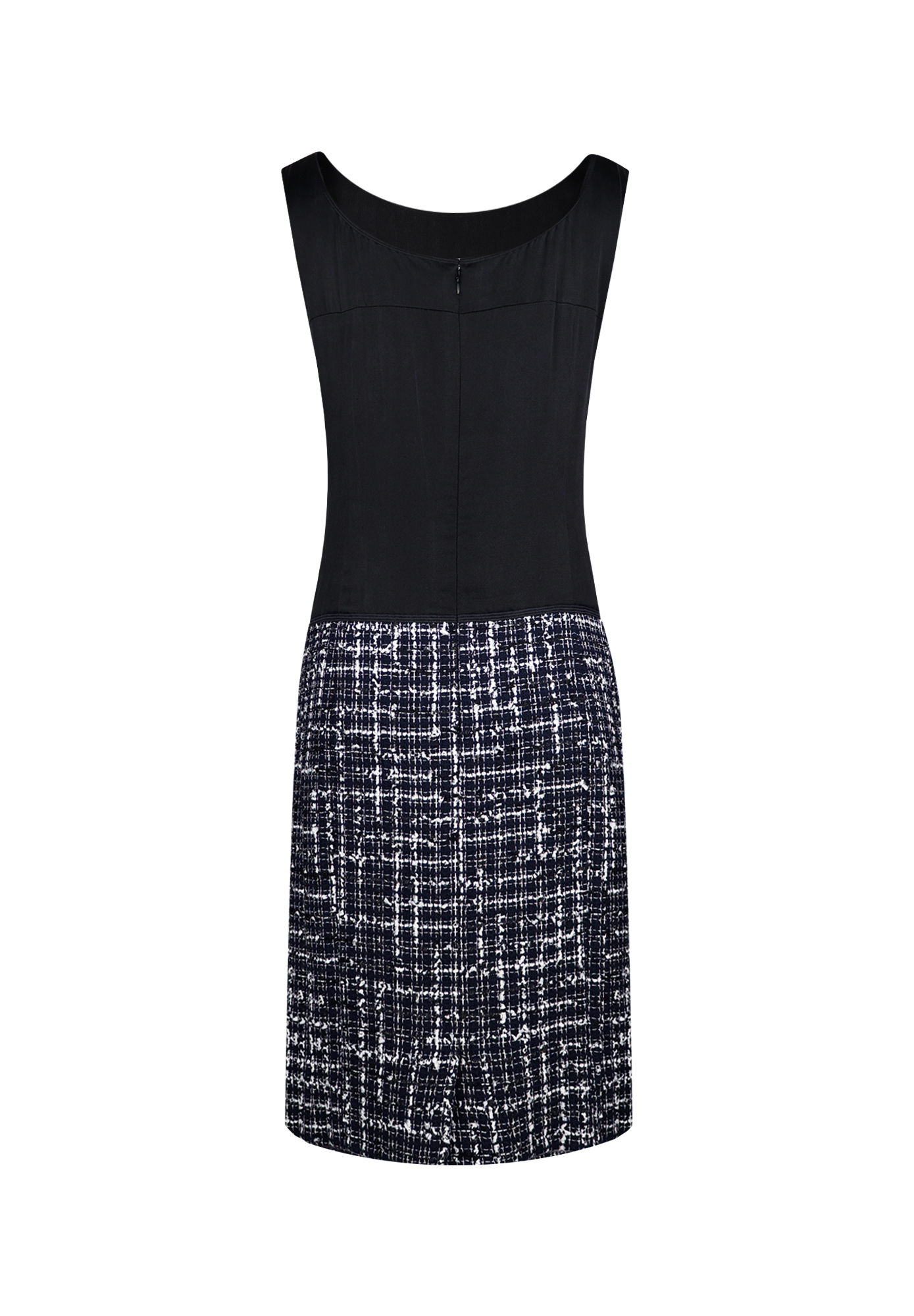 Chanel Black And White Dress