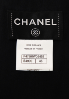 Chanel Black And White Dress