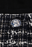 Chanel Black And White Dress