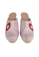Pink Chanel Clogs