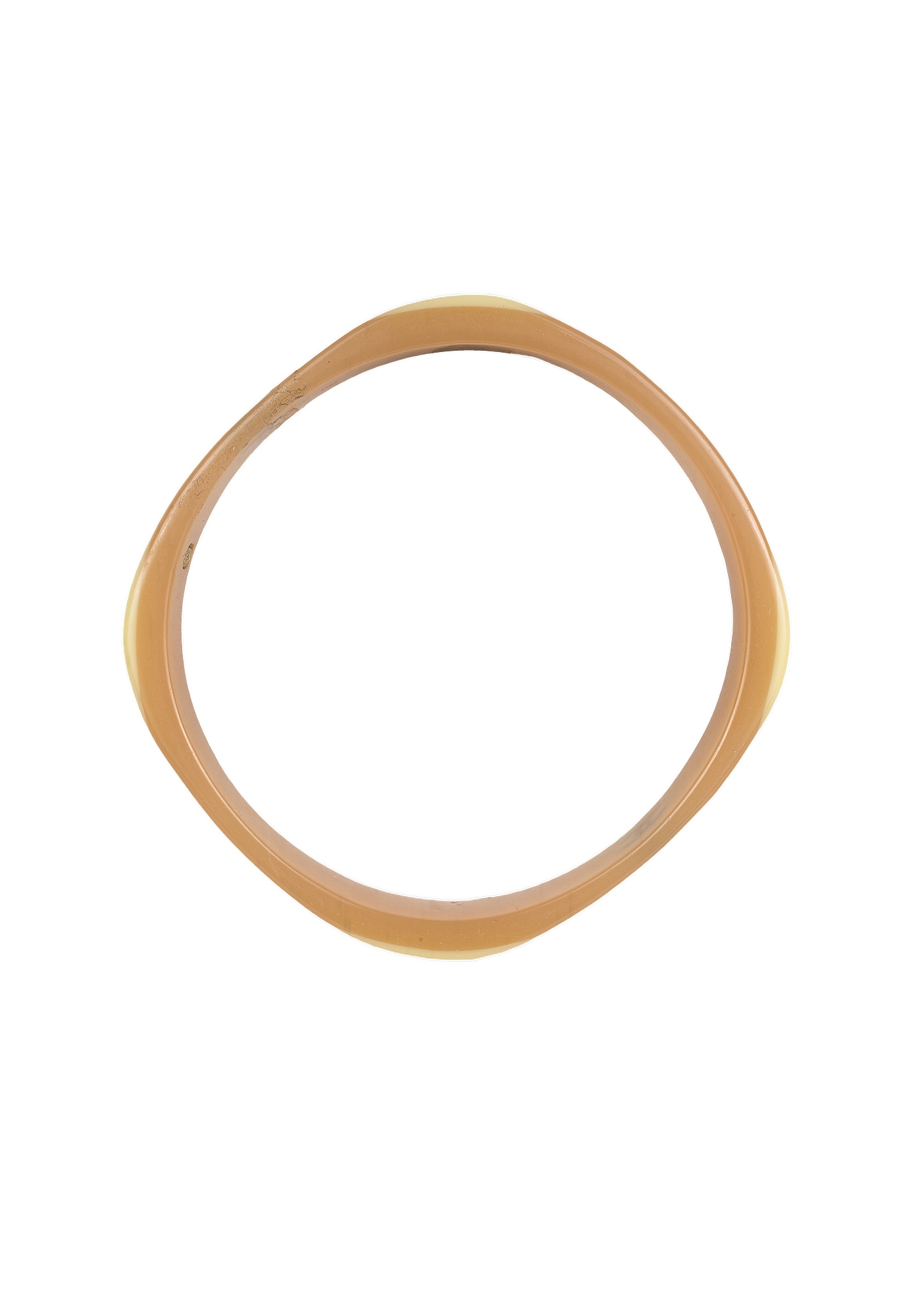Chanel beige bangle bracelet