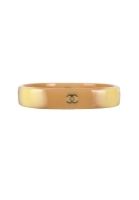Chanel beige bangle bracelet