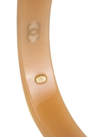 Chanel beige bangle bracelet