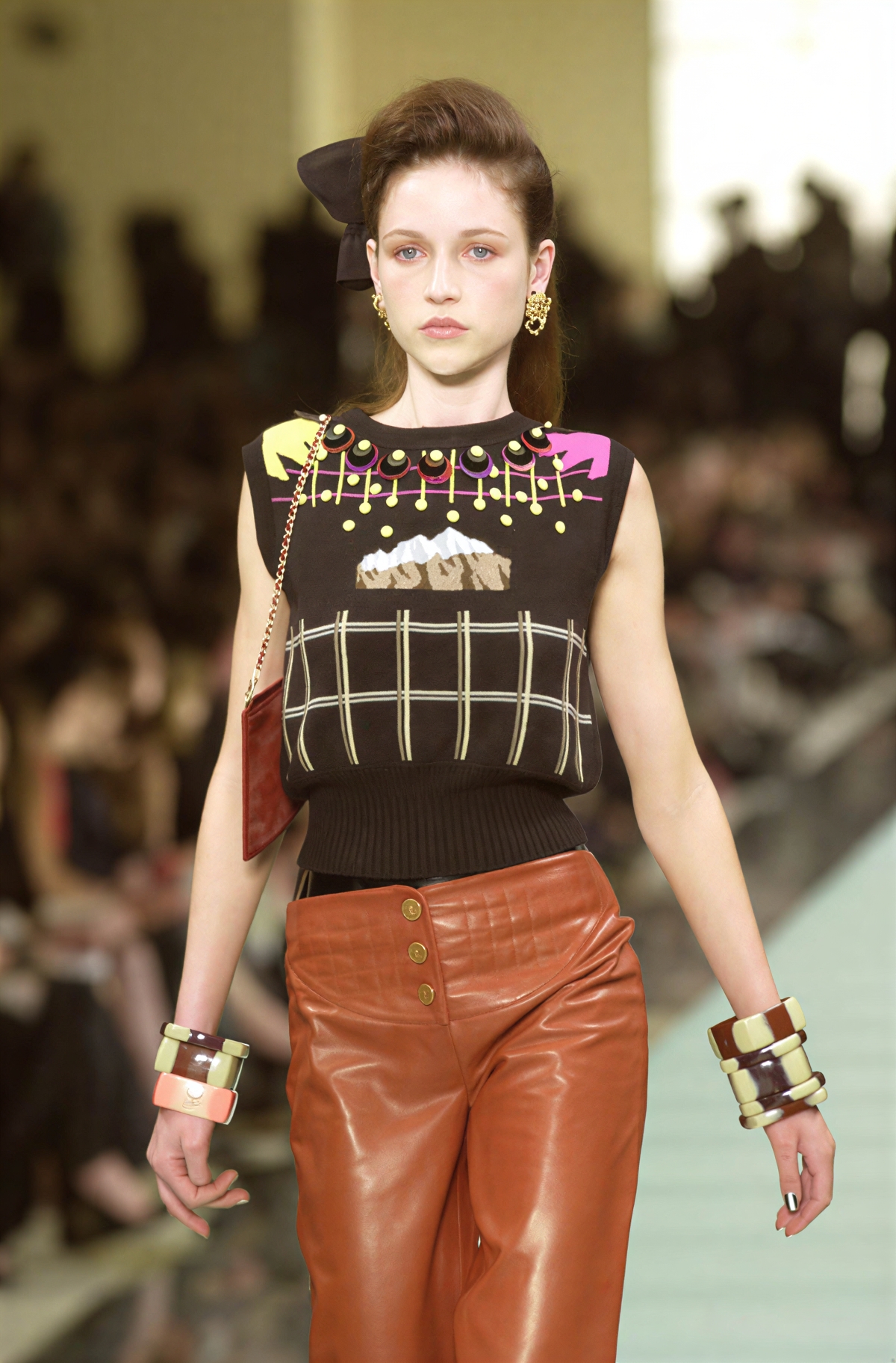 Chanel beige bangle bracelet