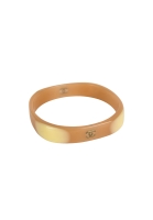 Chanel beige bangle bracelet