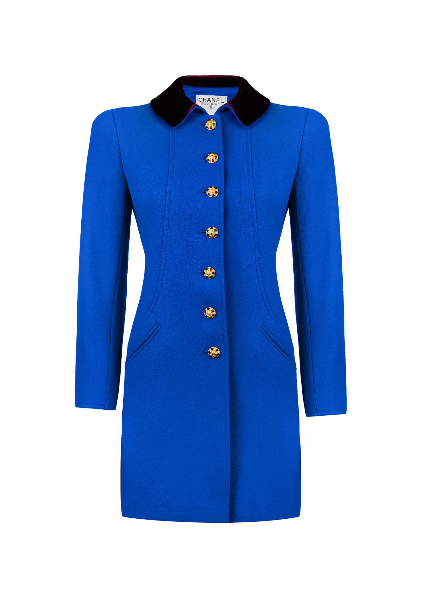 Chanel Long Jacket with Gripoix Buttons