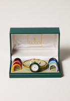 Gucci 1100-L Watch With Multicolour Interchangeable Bezels