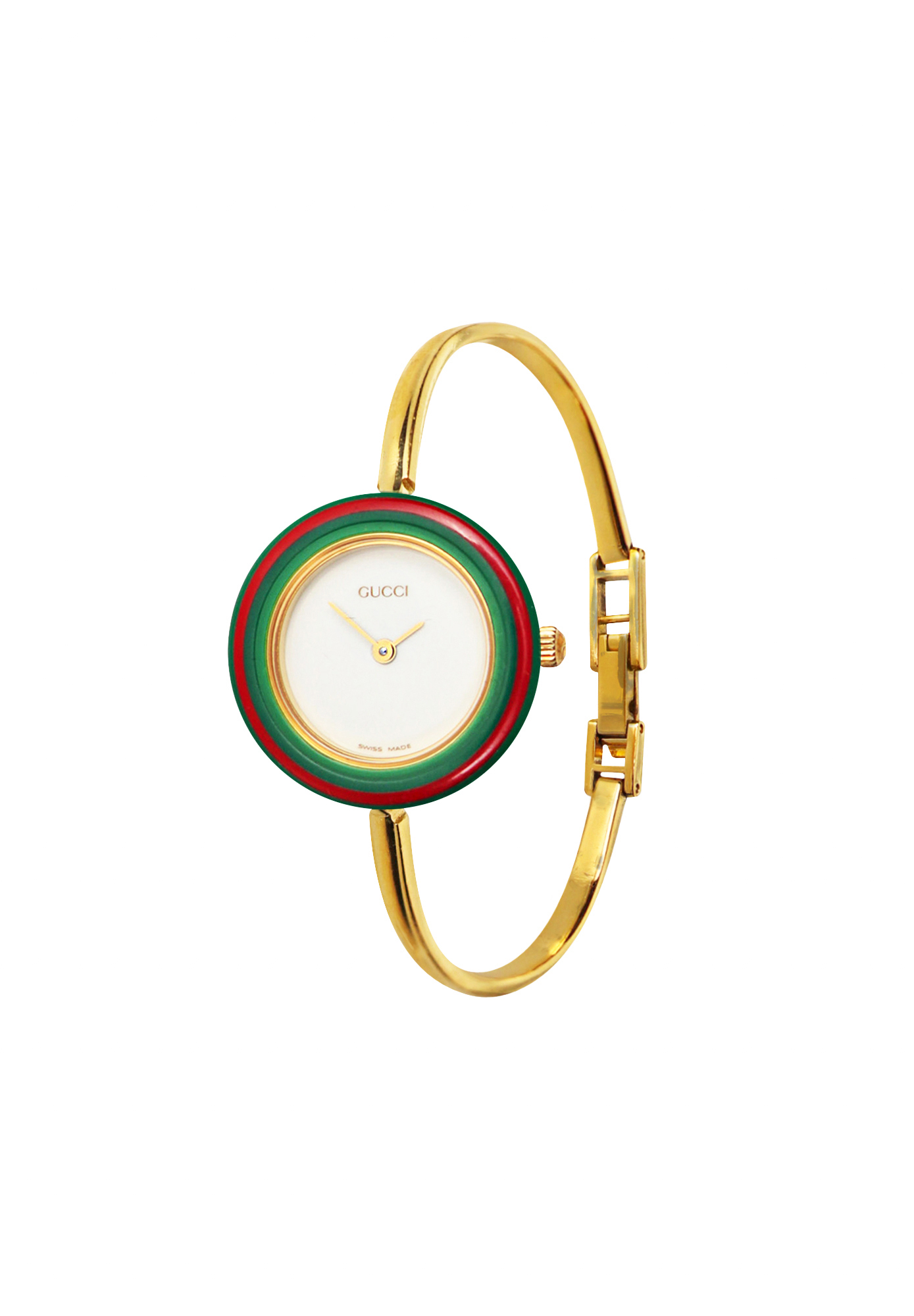 Gucci 1100-L Watch With Multicolour Interchangeable Bezels