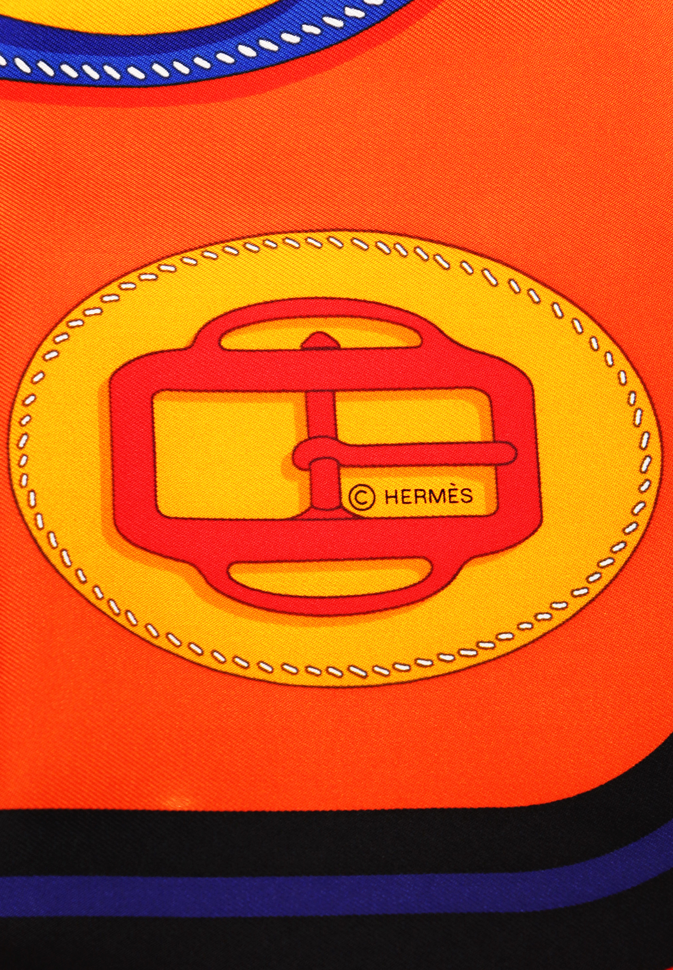Hermès Bouclerie Moderne Silk Scarf