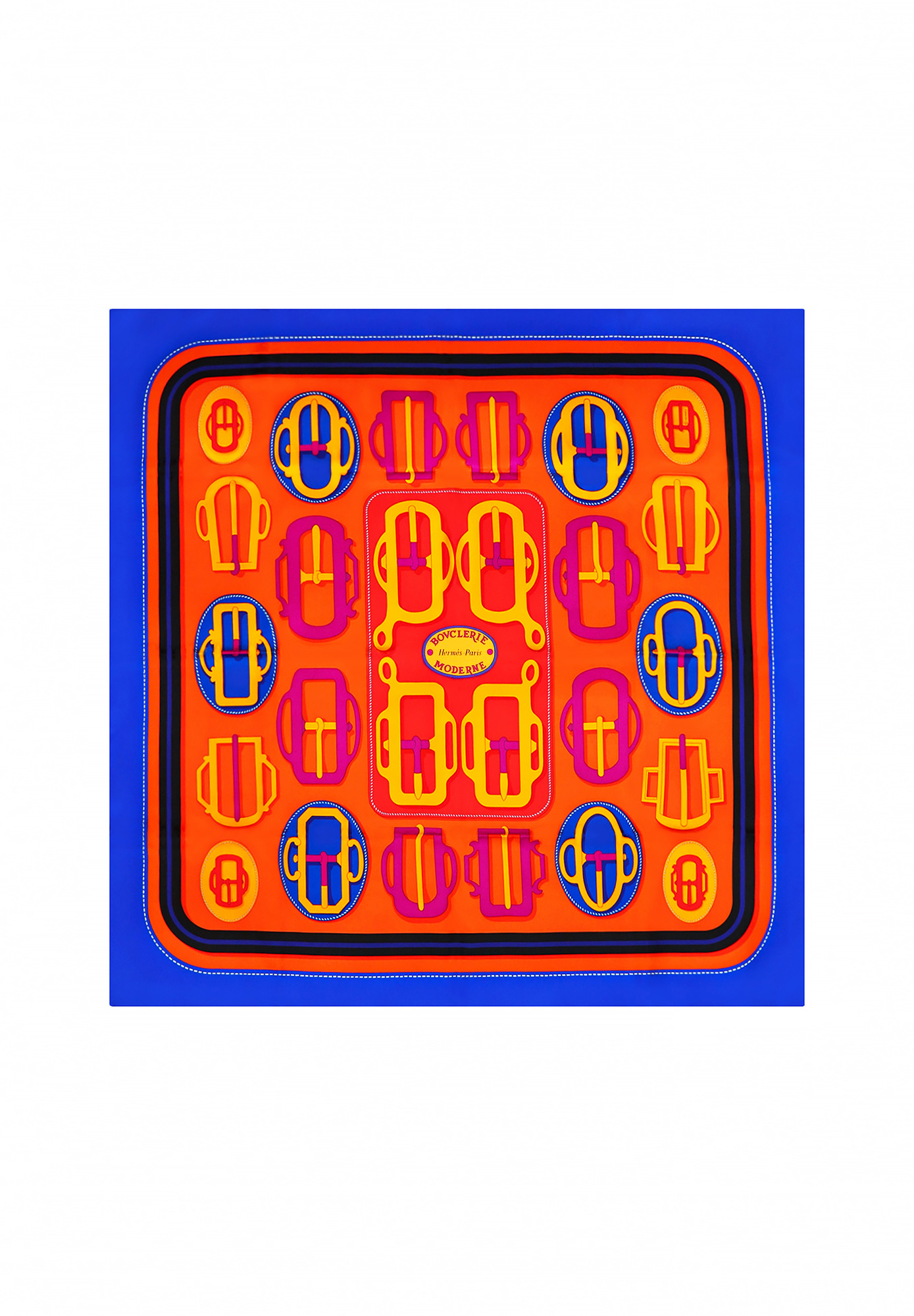 Hermès Bouclerie Moderne Silk Scarf