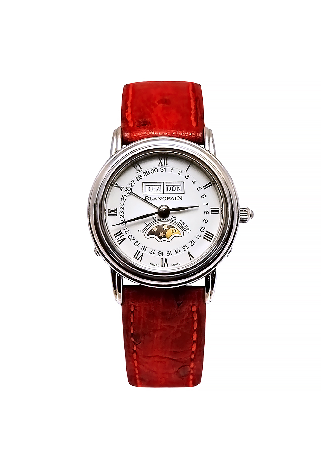 Blancpain Watch With An Ostrich Strap