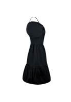 Prada Black Dress With Ruffles