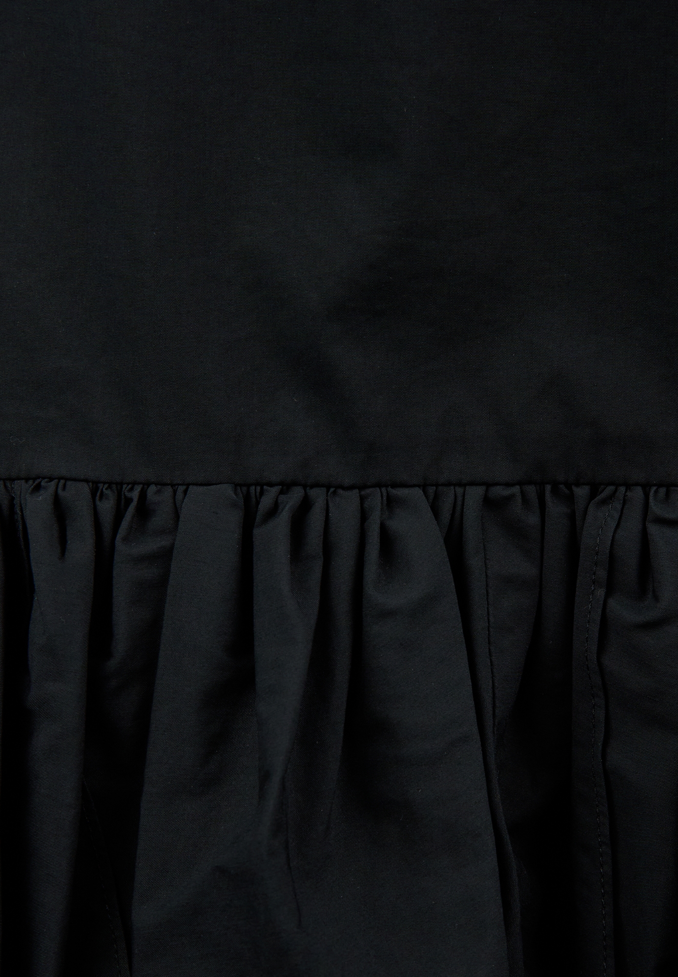 Prada Black Dress With Ruffles