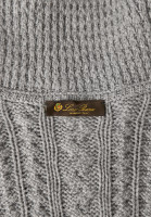 Loro Piana Grey Cashmere Cape