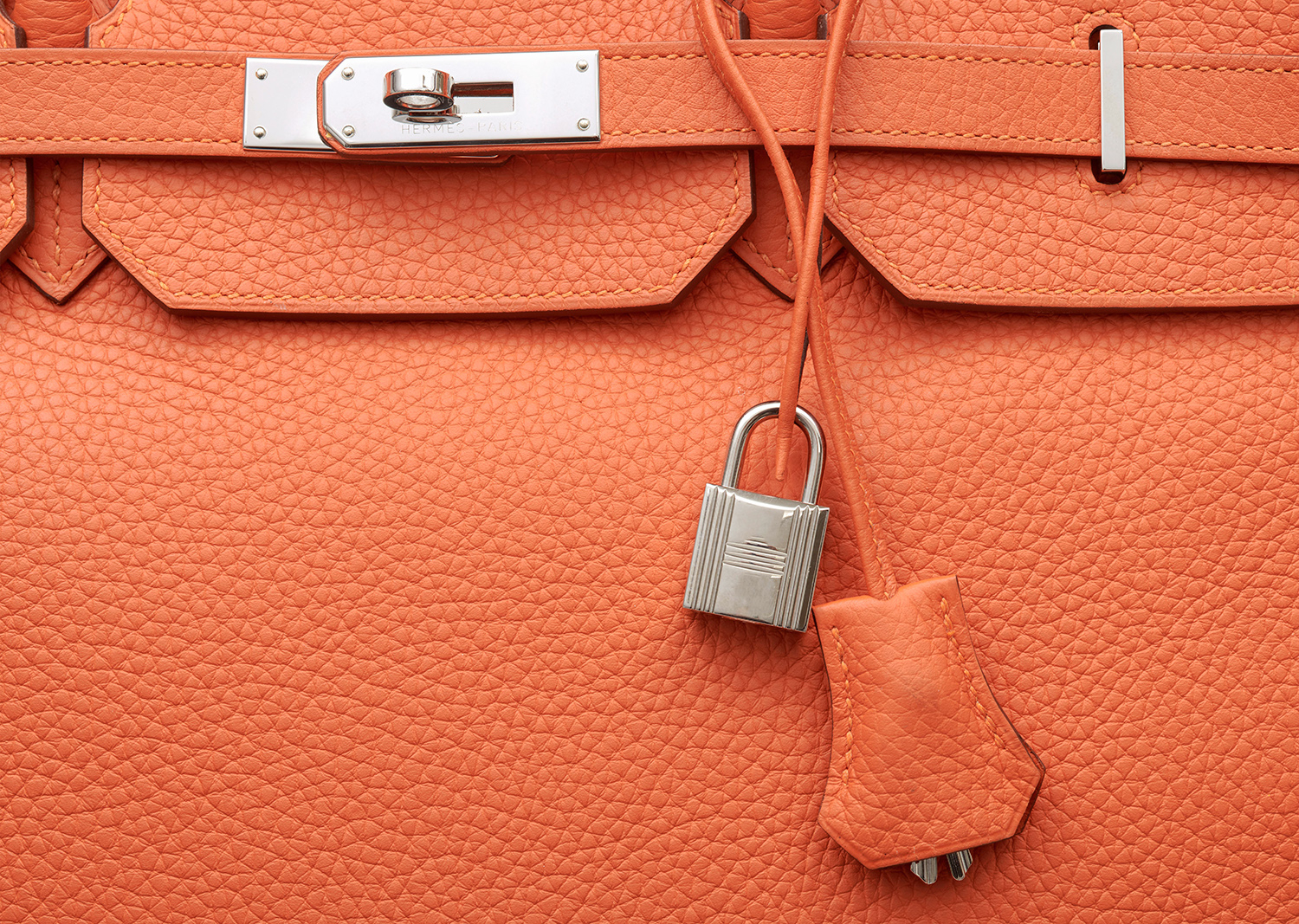 Hermès Birkin 40 Feu Clemence Bag