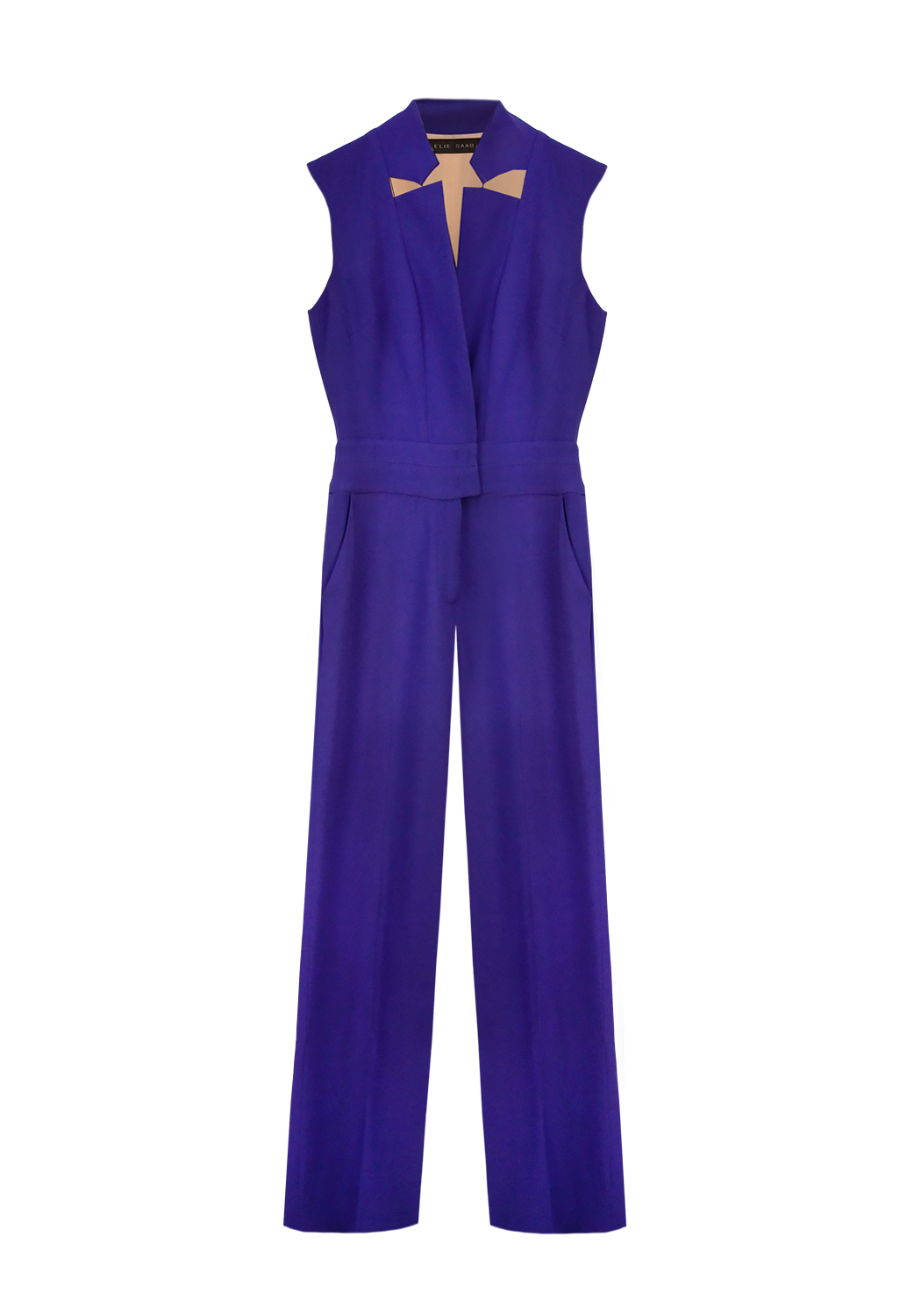 Elie Saab Blue Jumpsuit