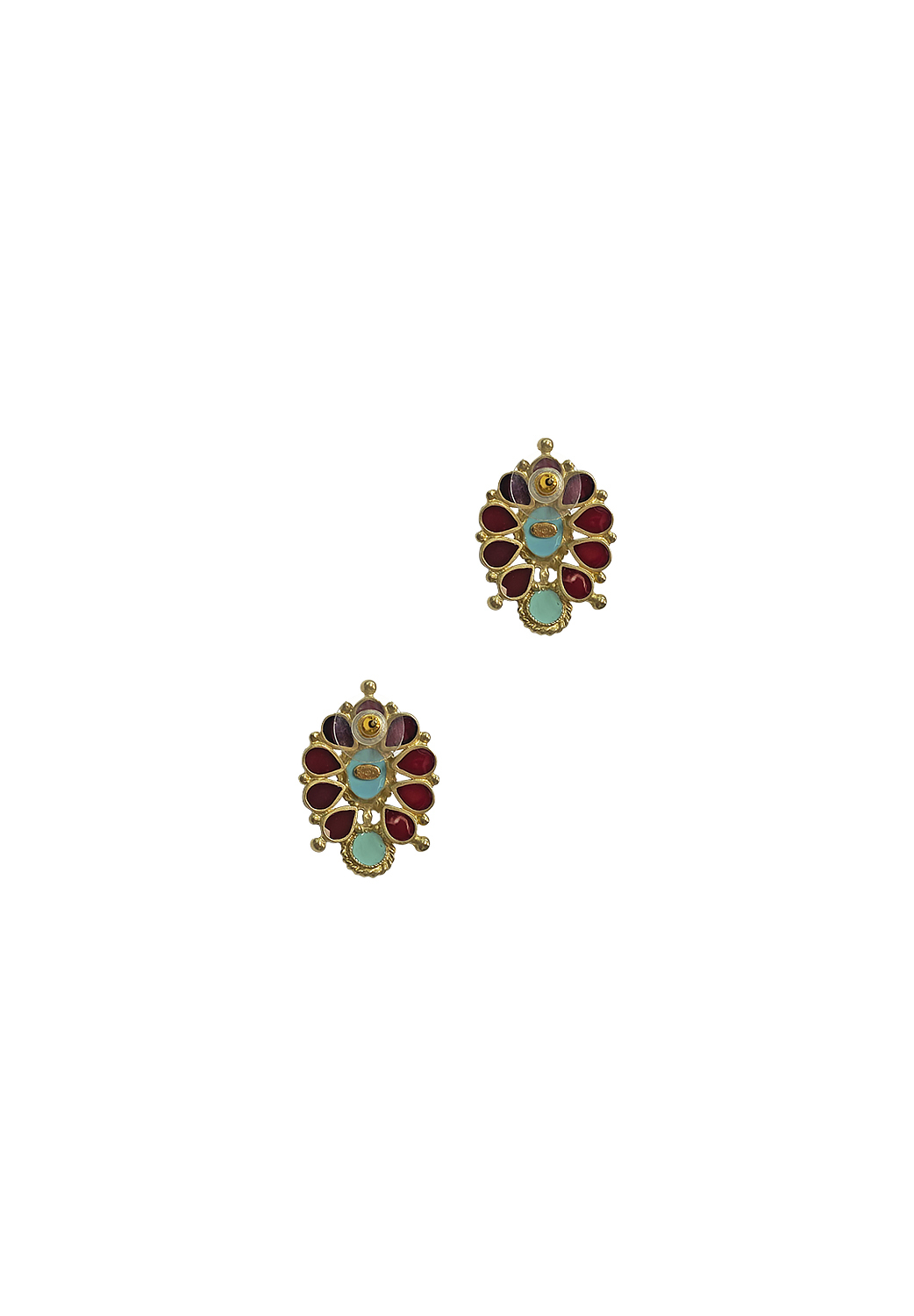 Chanel Garnet Earrings