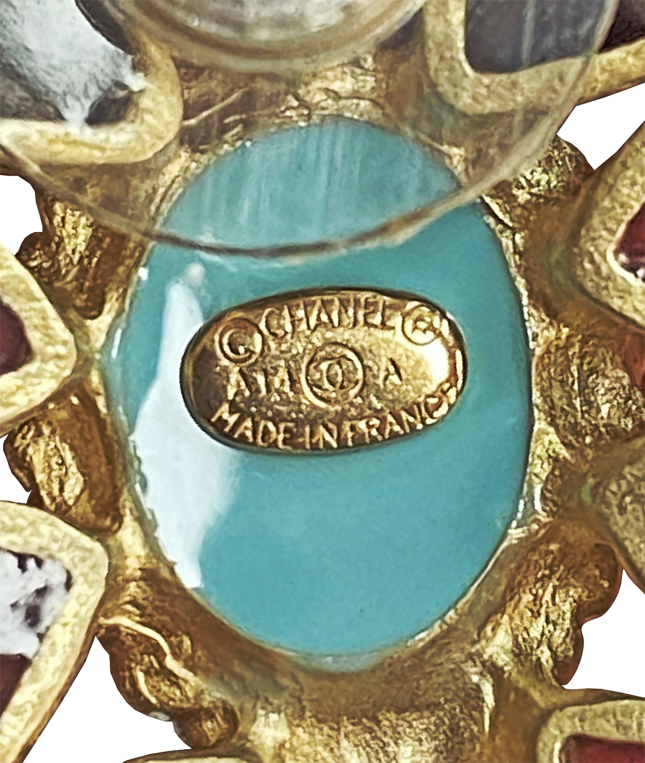 Chanel Garnet Earrings