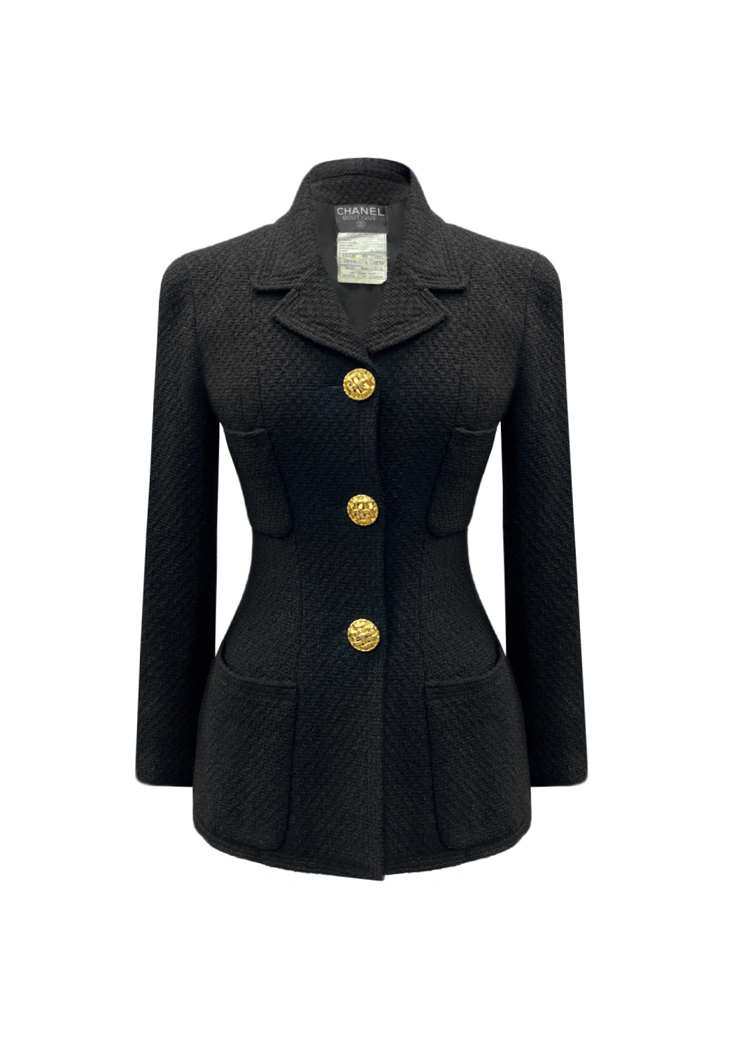 Chanel Black Tweed Jacket