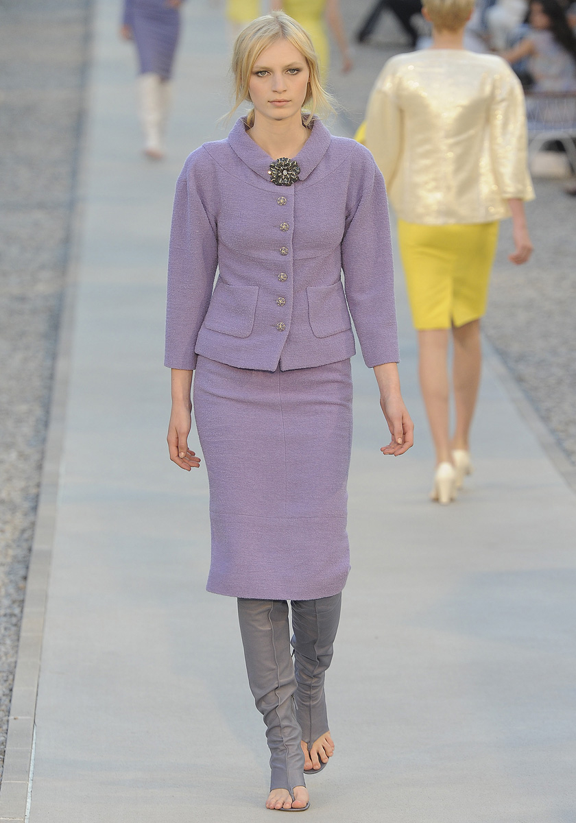 Chanel Lavender Purple Suit
