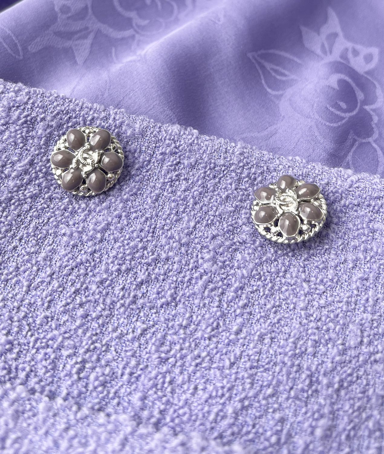 Chanel Lavender Purple Suit