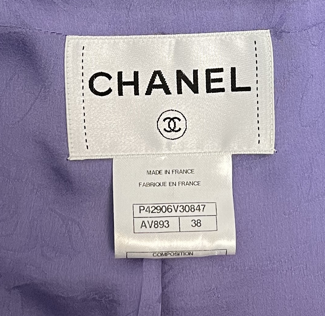 Chanel Lavender Purple Suit