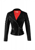 Céline Black Leather Biker Jacket