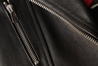 Céline Black Leather Biker Jacket