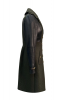 Burberry Dark Green Wool Coat
