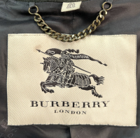 Burberry Dark Green Wool Coat