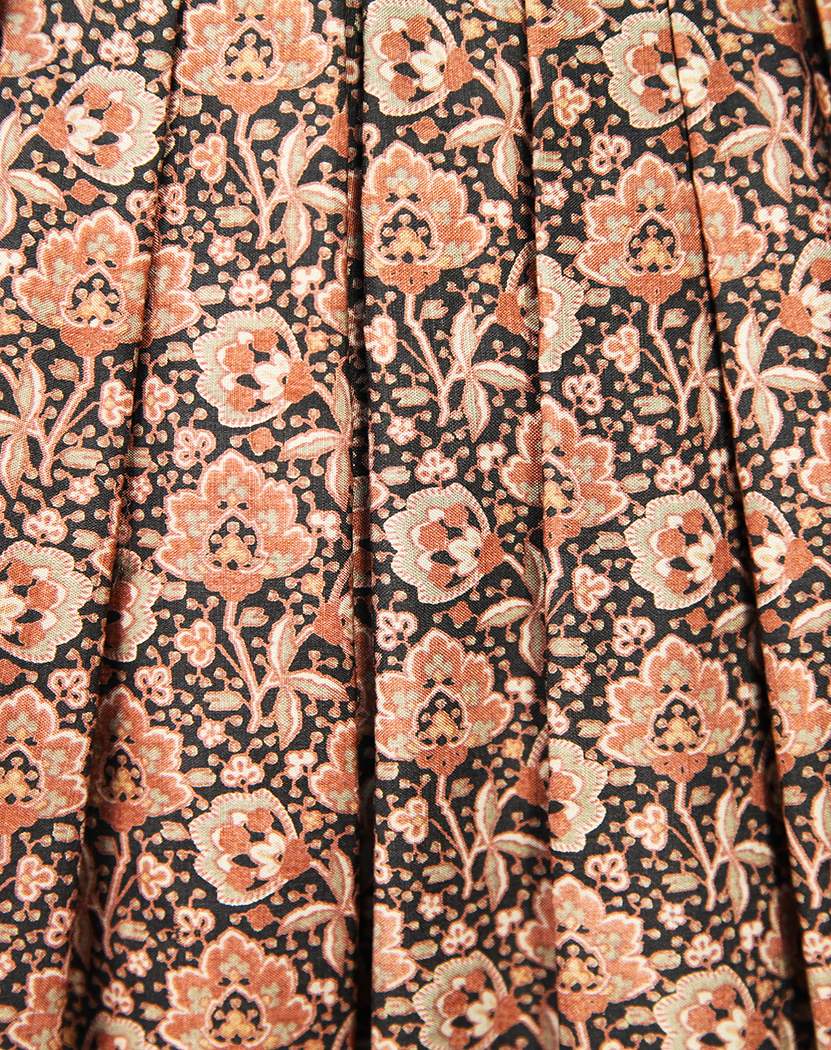 Yves Saint Laurent Silk Flower Skirt