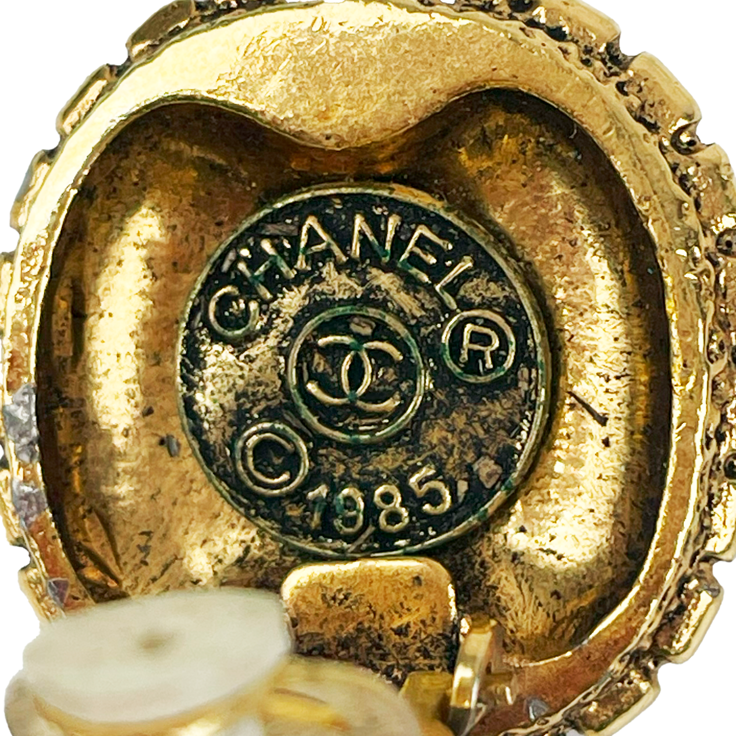 Chanel Crystals Clip-On Earrings 